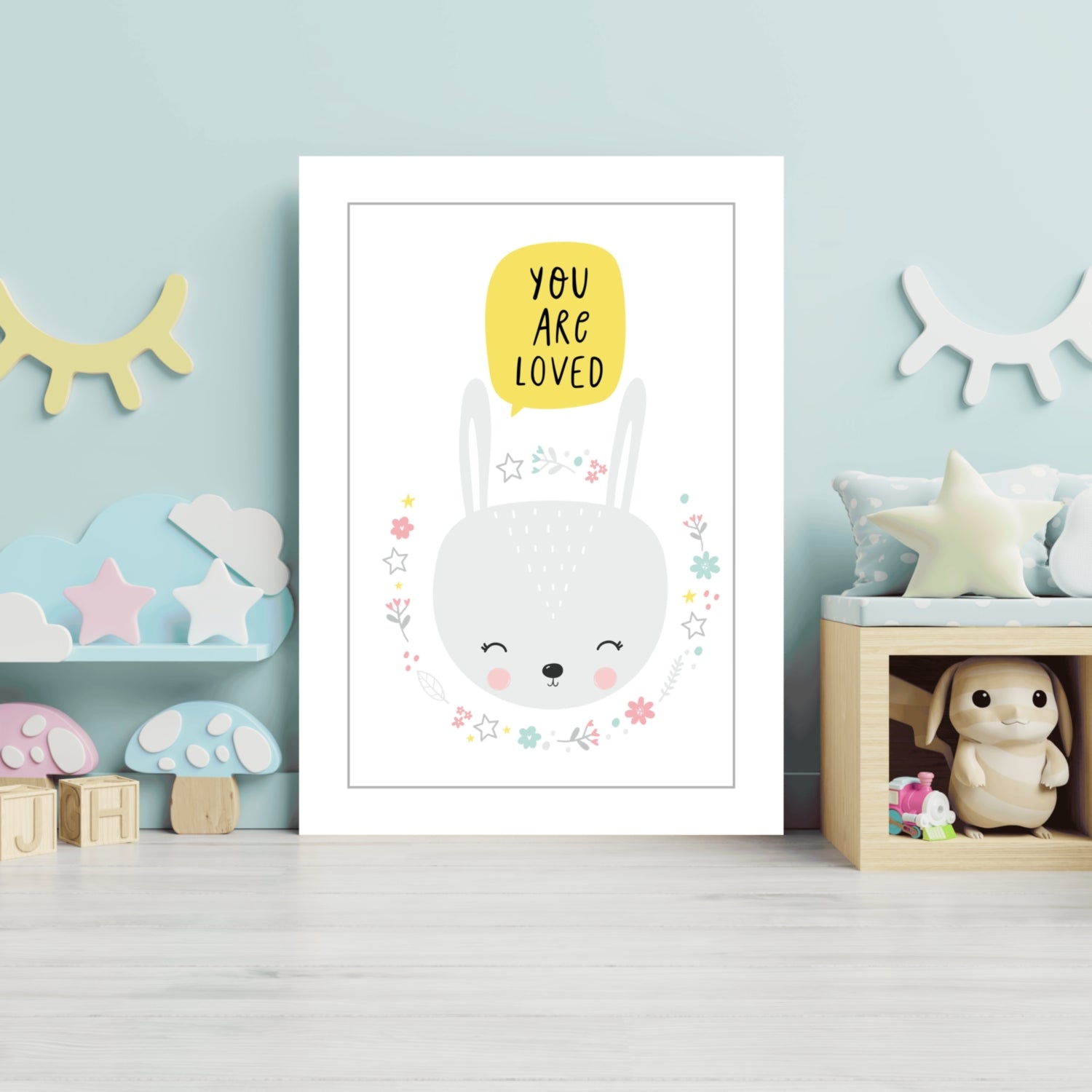 You Are Loved Aluminum Print.