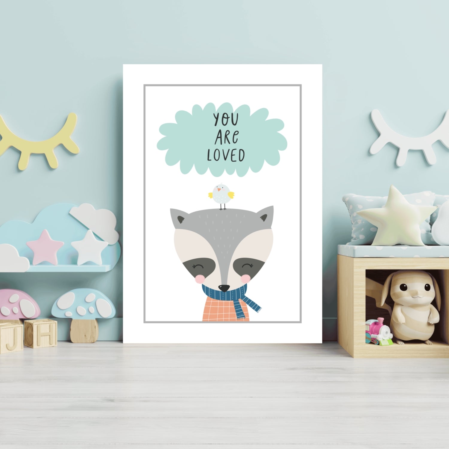 You Are Loved Aluminum Print.