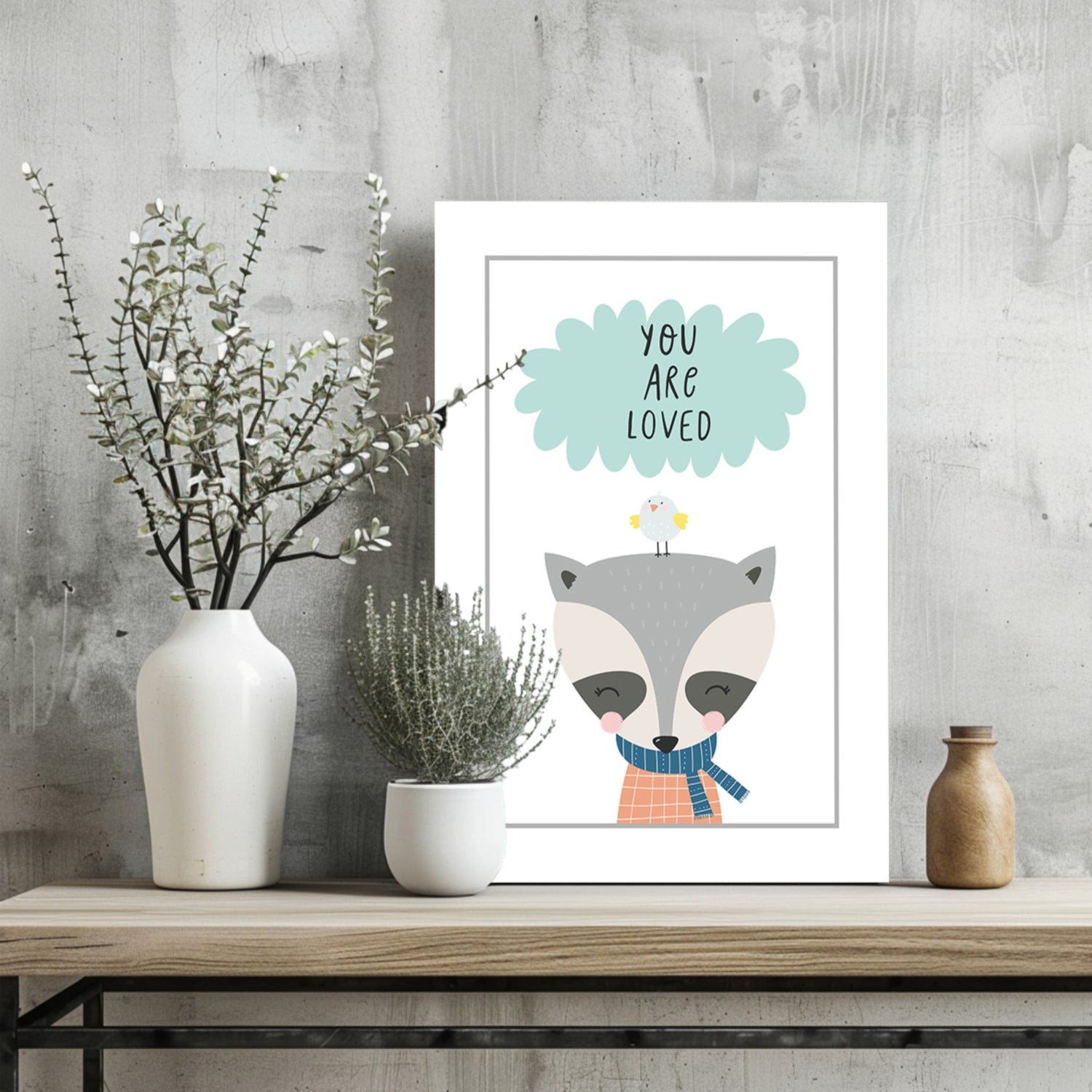 You Are Loved Aluminum Print.