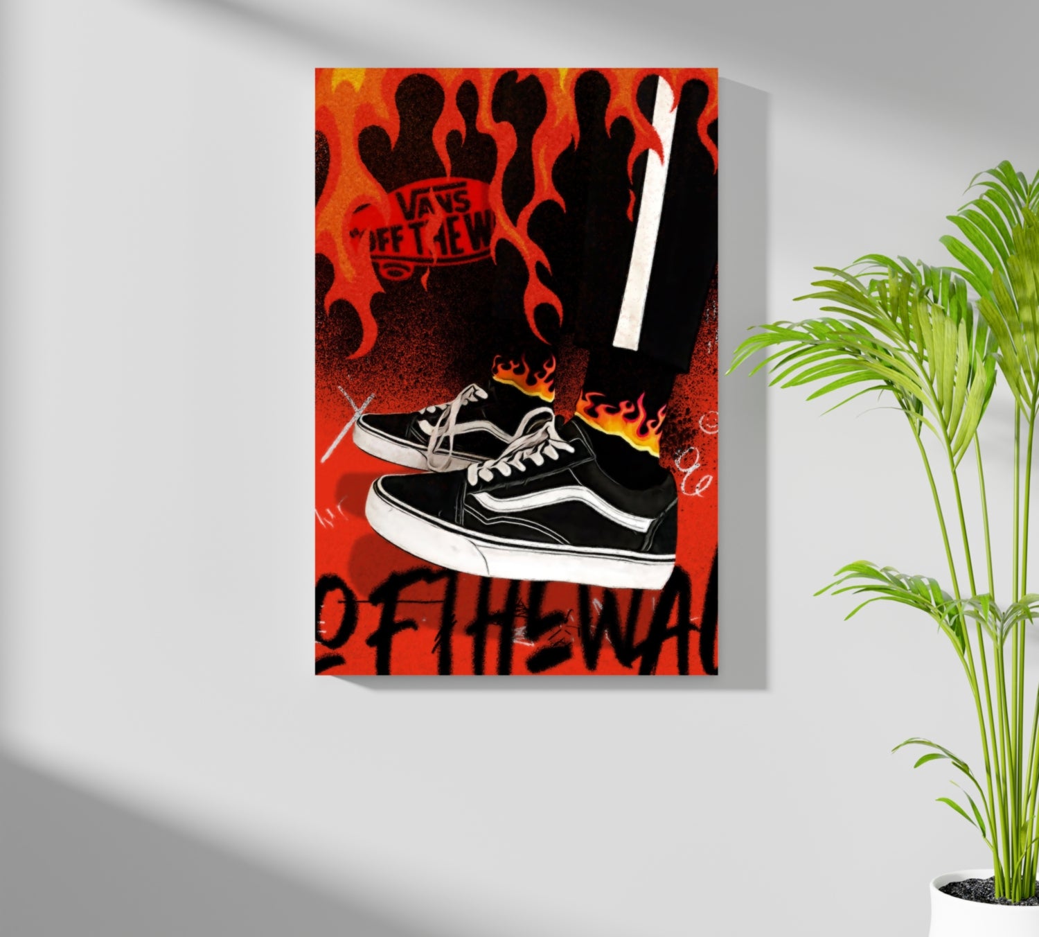 Sneakers Aluminum Print.