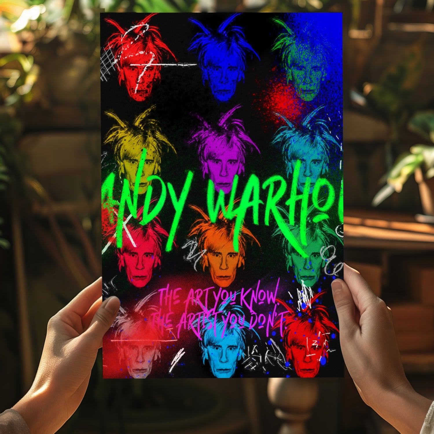 Andy Warhol Aluminum Print.