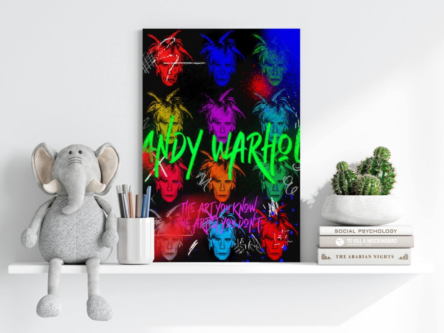 Andy Warhol Aluminum Print.
