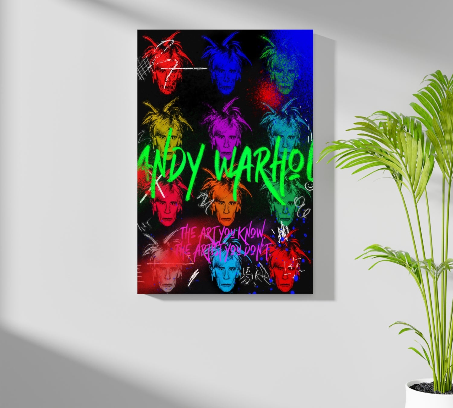 Andy Warhol Aluminum Print.