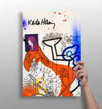 Keith Haring Aluminum Print.