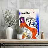 Keith Haring Aluminum Print.