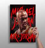 Michael Jordan Aluminum Print.