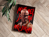 Michael Jordan Aluminum Print.
