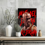 Michael Jordan Aluminum Print.