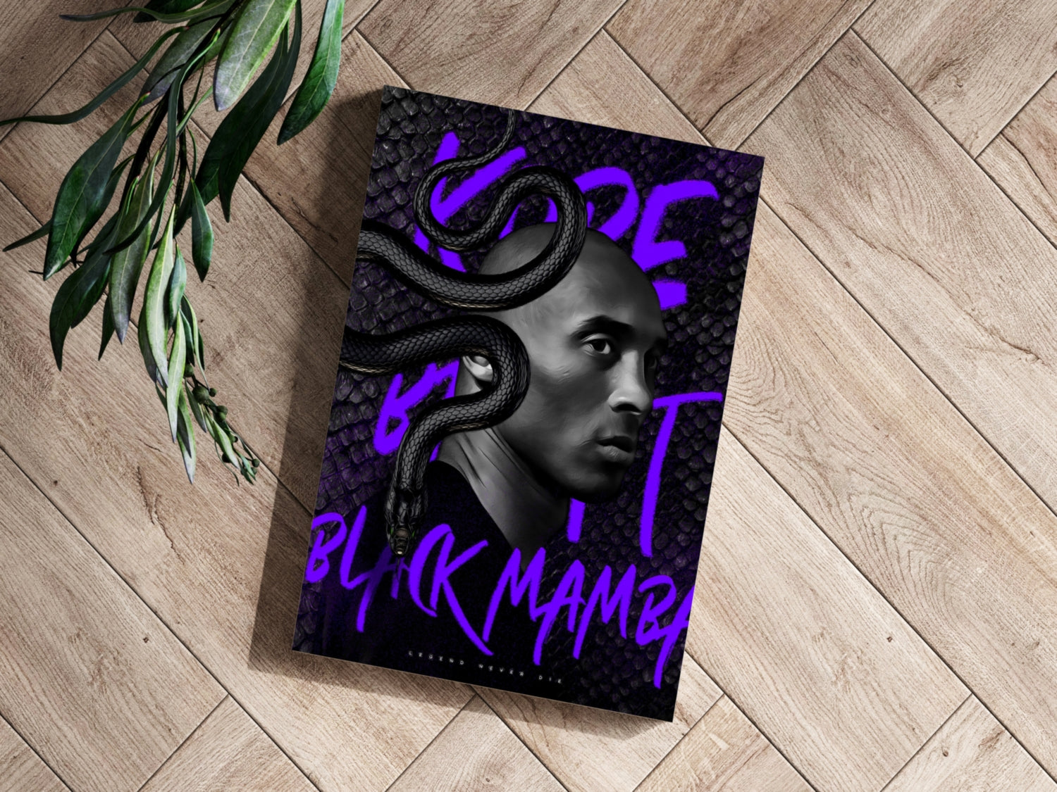 Kobe Bryant Aluminum Print.