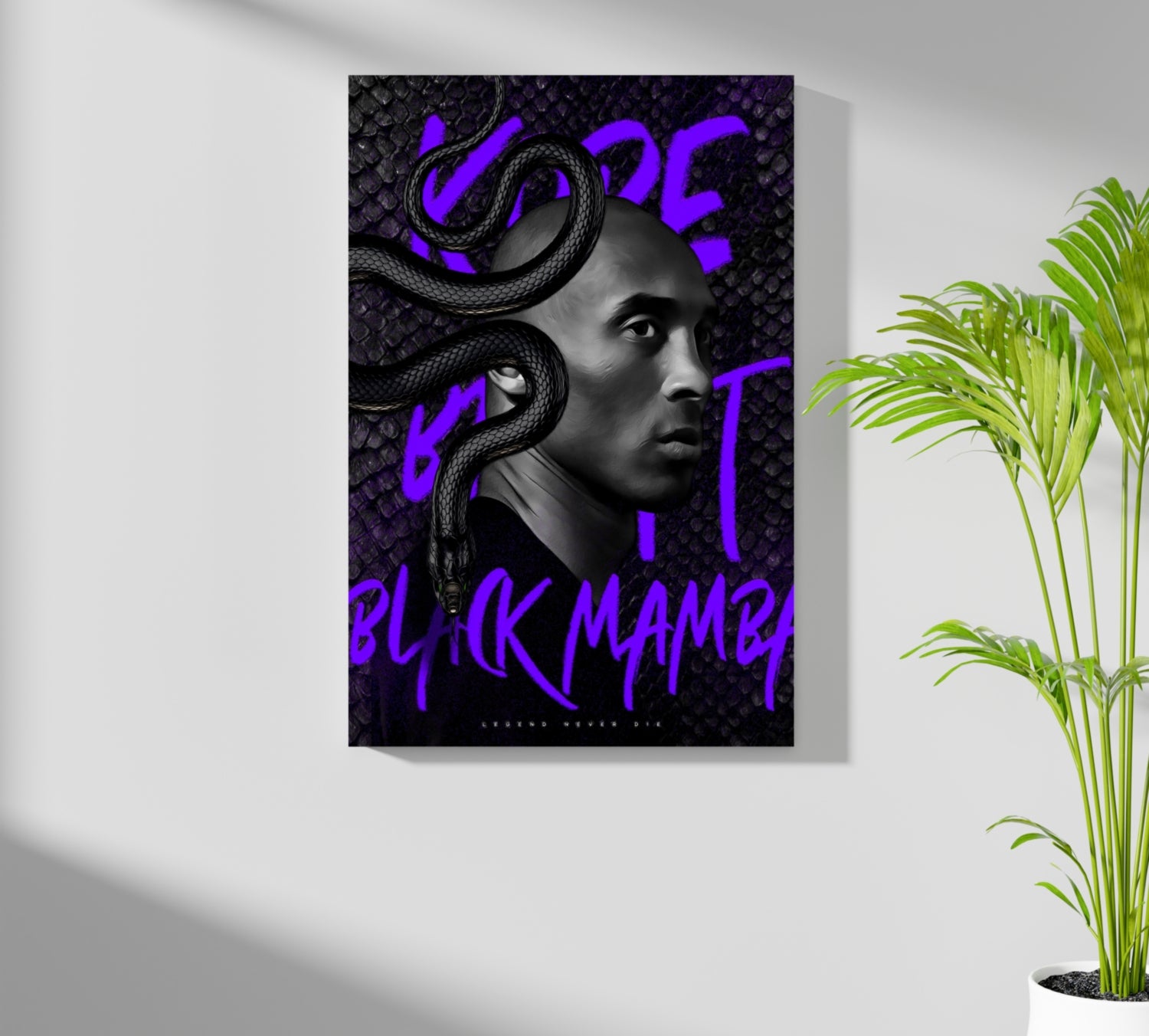 Kobe Bryant Aluminum Print.