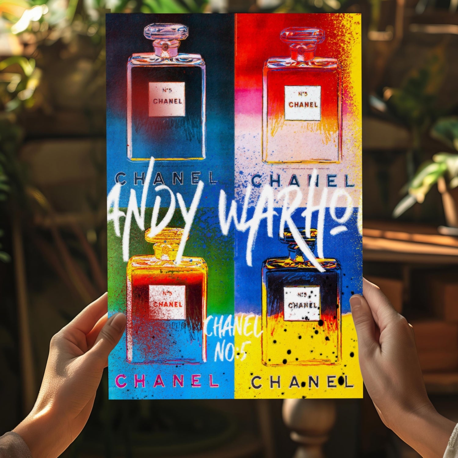 Andy Warhol Aluminum Print.