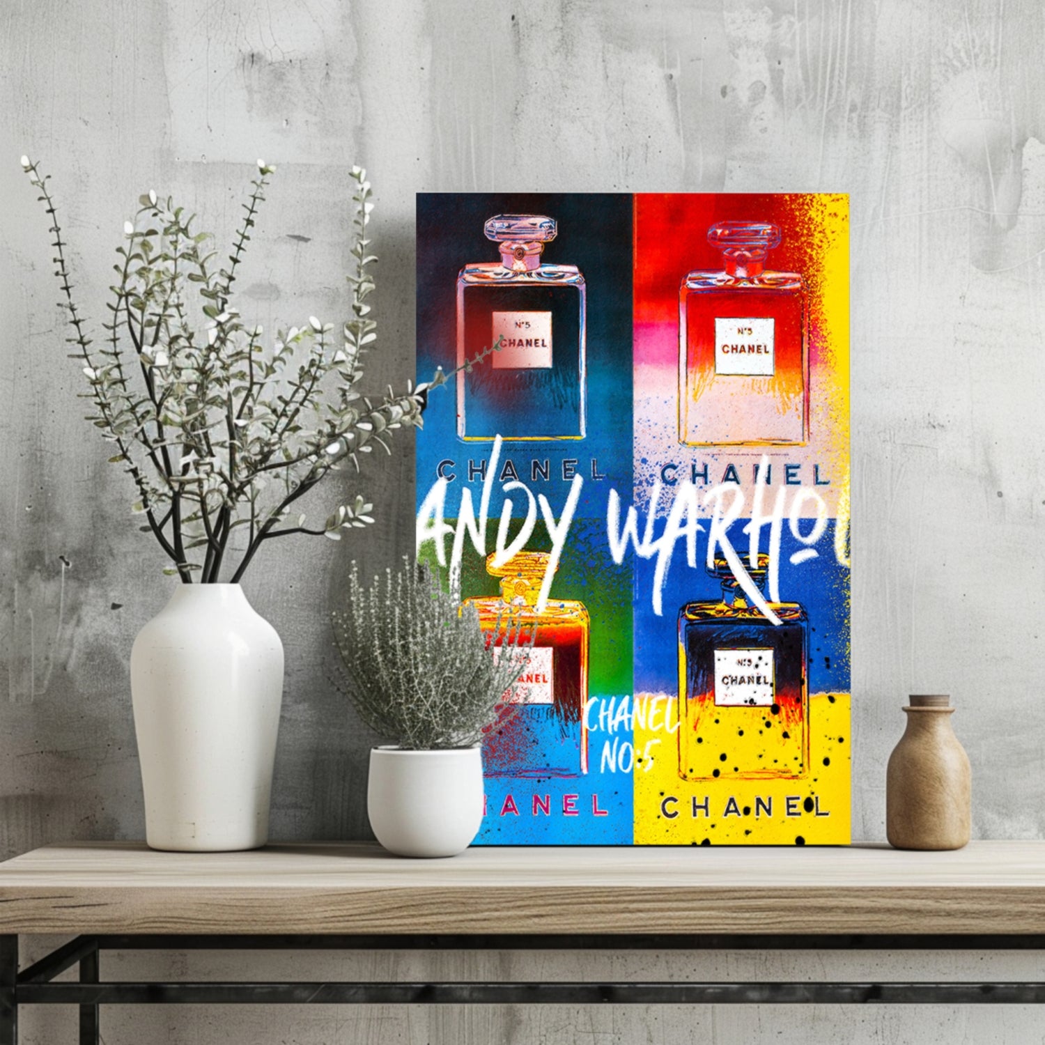 Andy Warhol Aluminum Print.