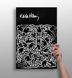 Keith Haring Aluminum Print.