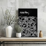 Keith Haring Aluminum Print.