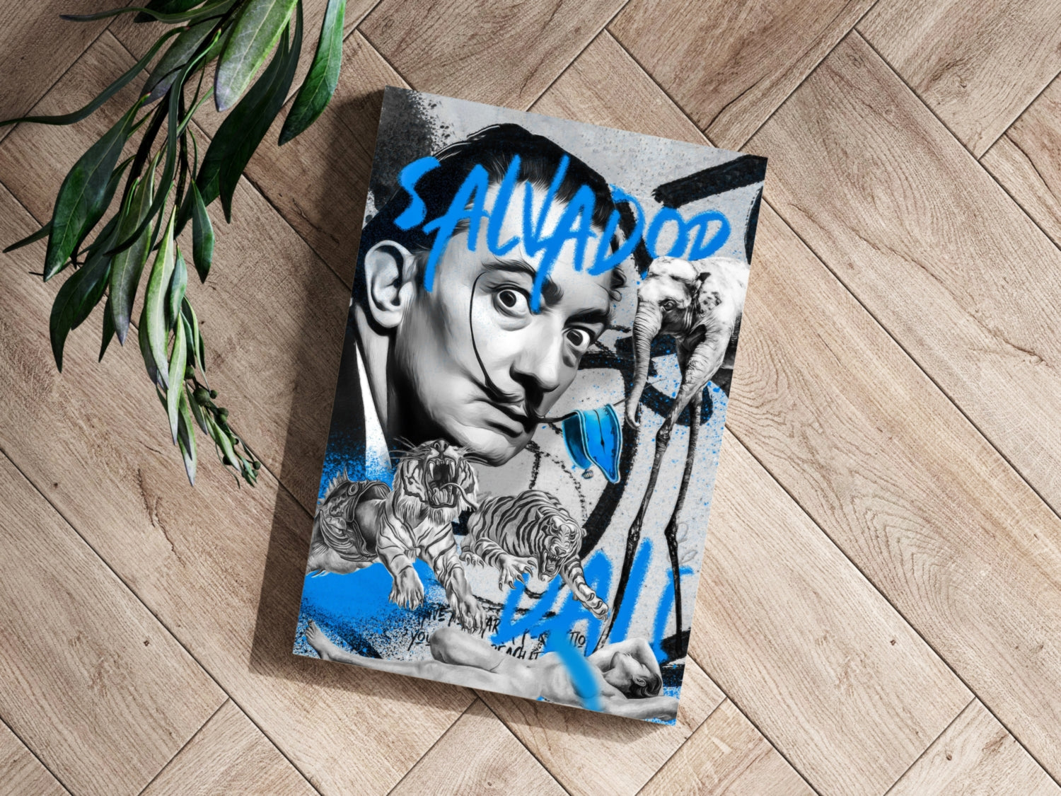 Salvador Dali Aluminum Print.