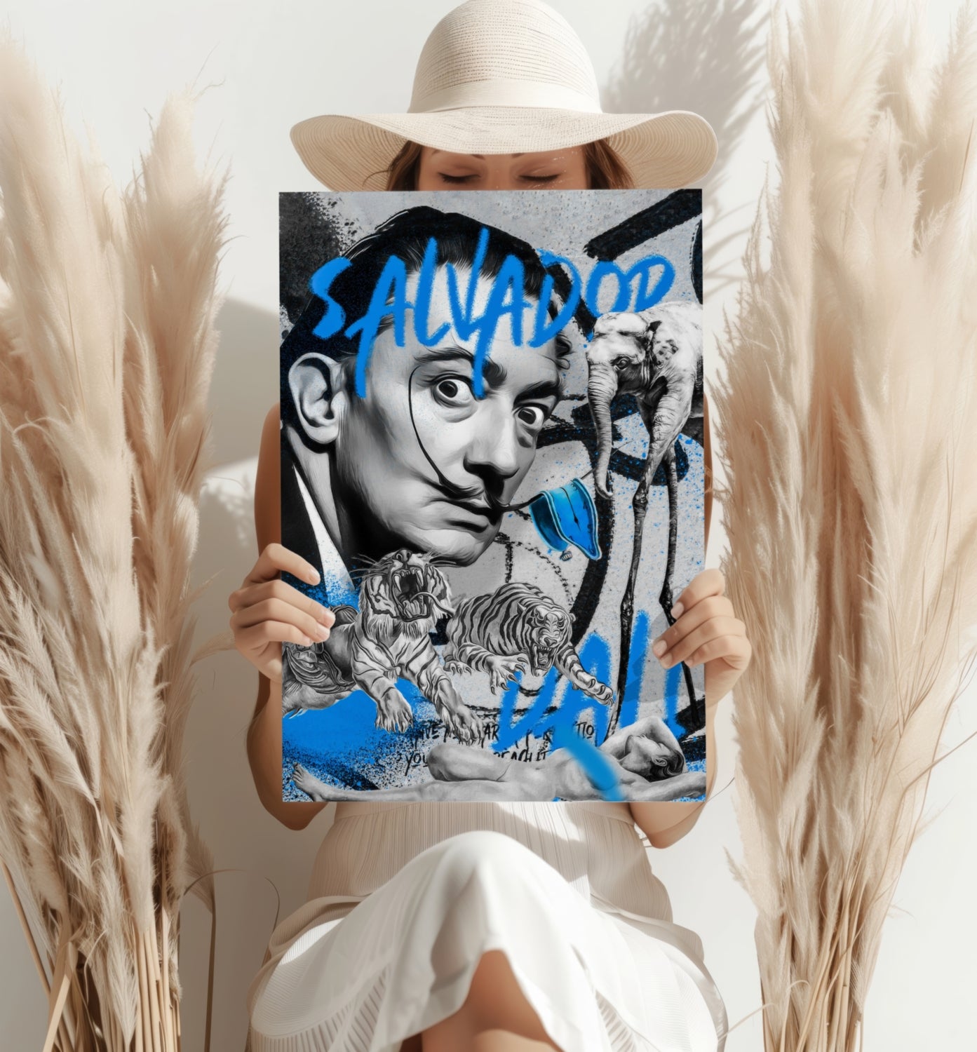 Salvador Dali Aluminum Print.