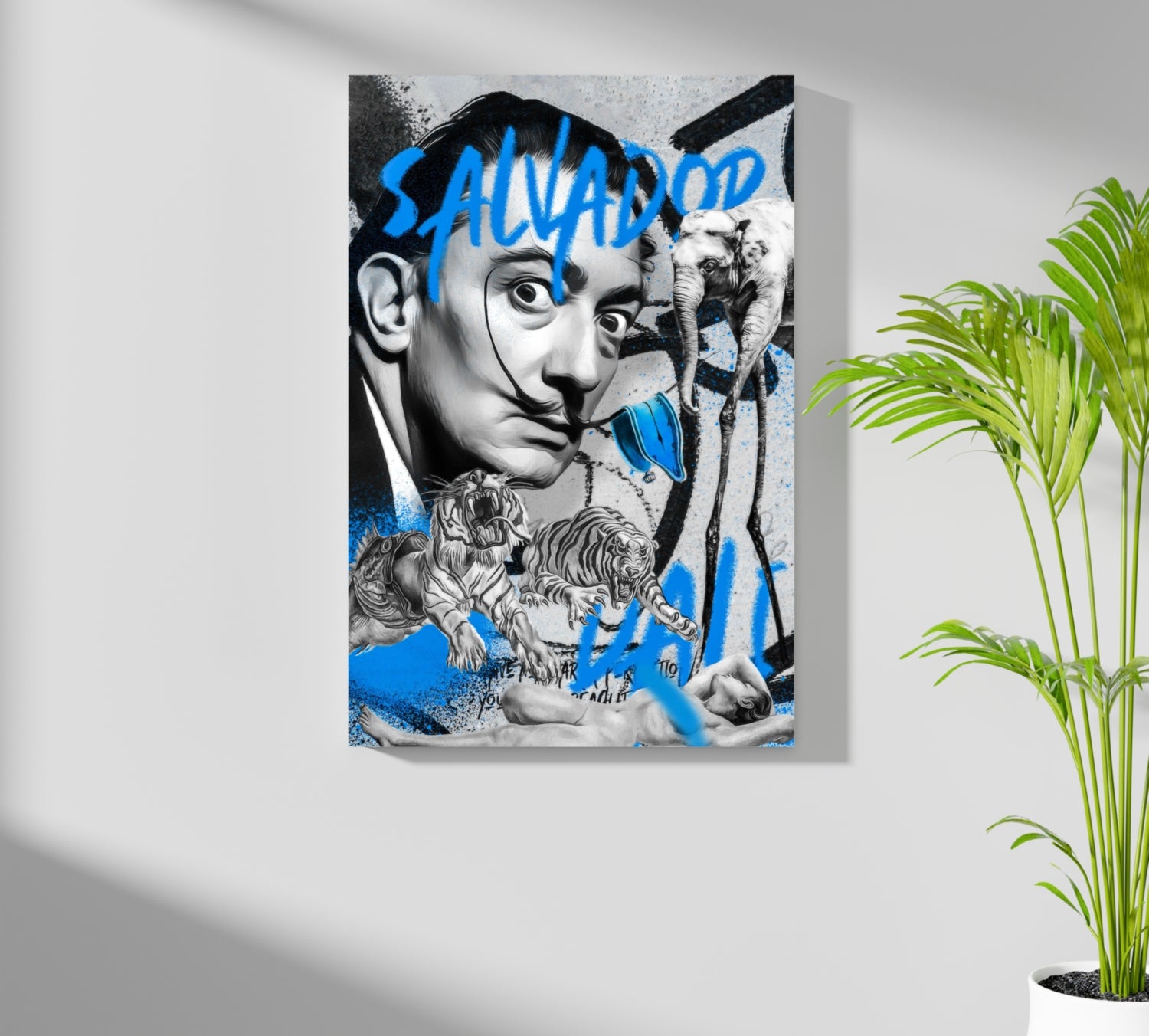 Salvador Dali Aluminum Print.