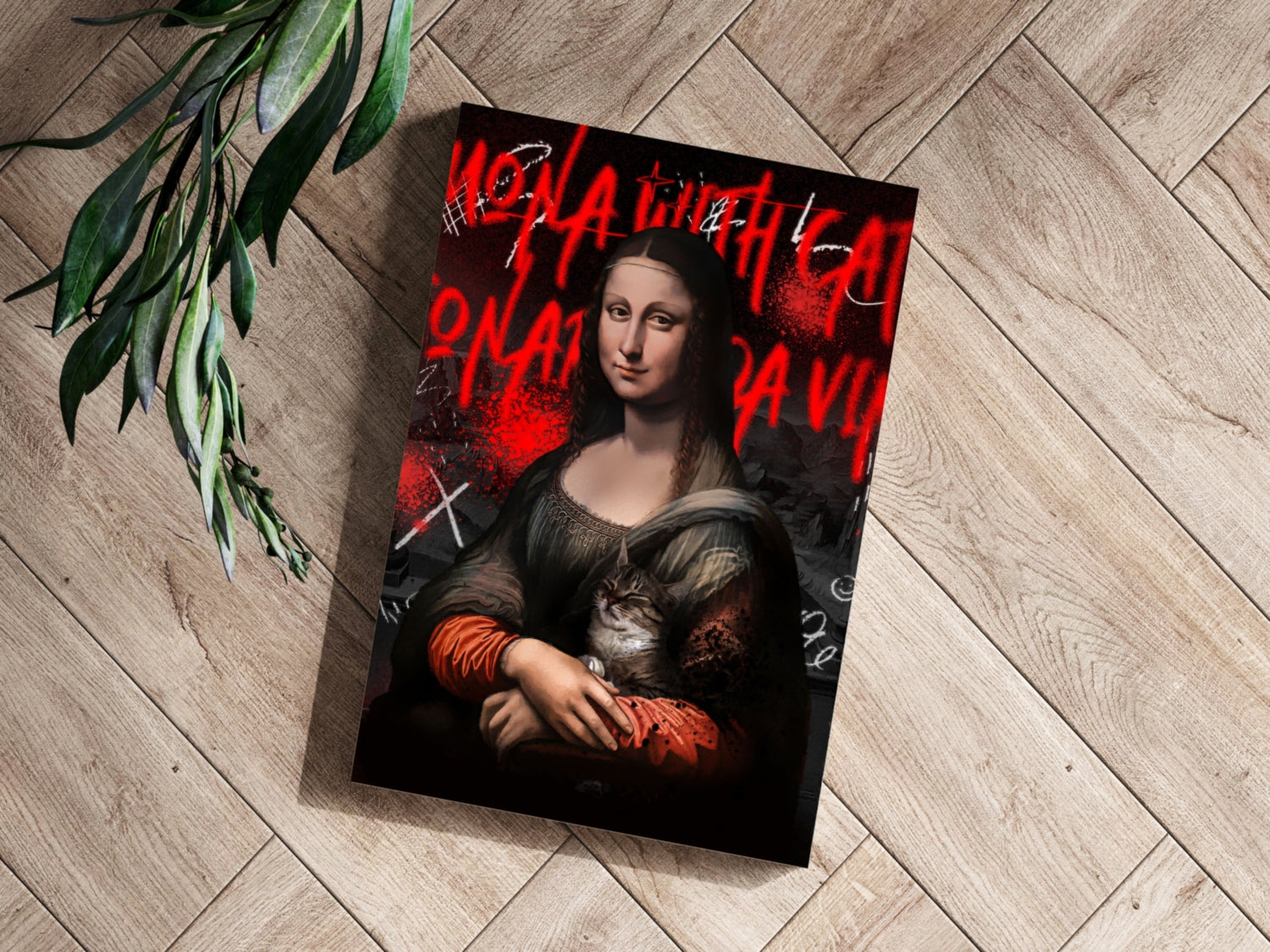 Mona Lisa Aluminum Print.