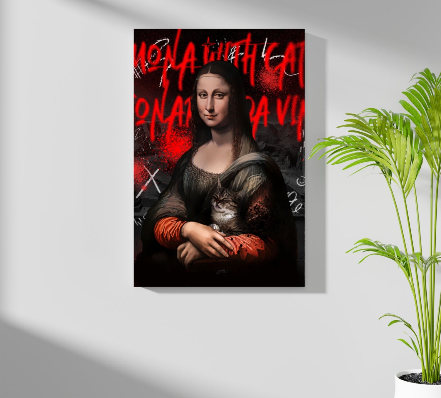 Mona Lisa Aluminum Print.