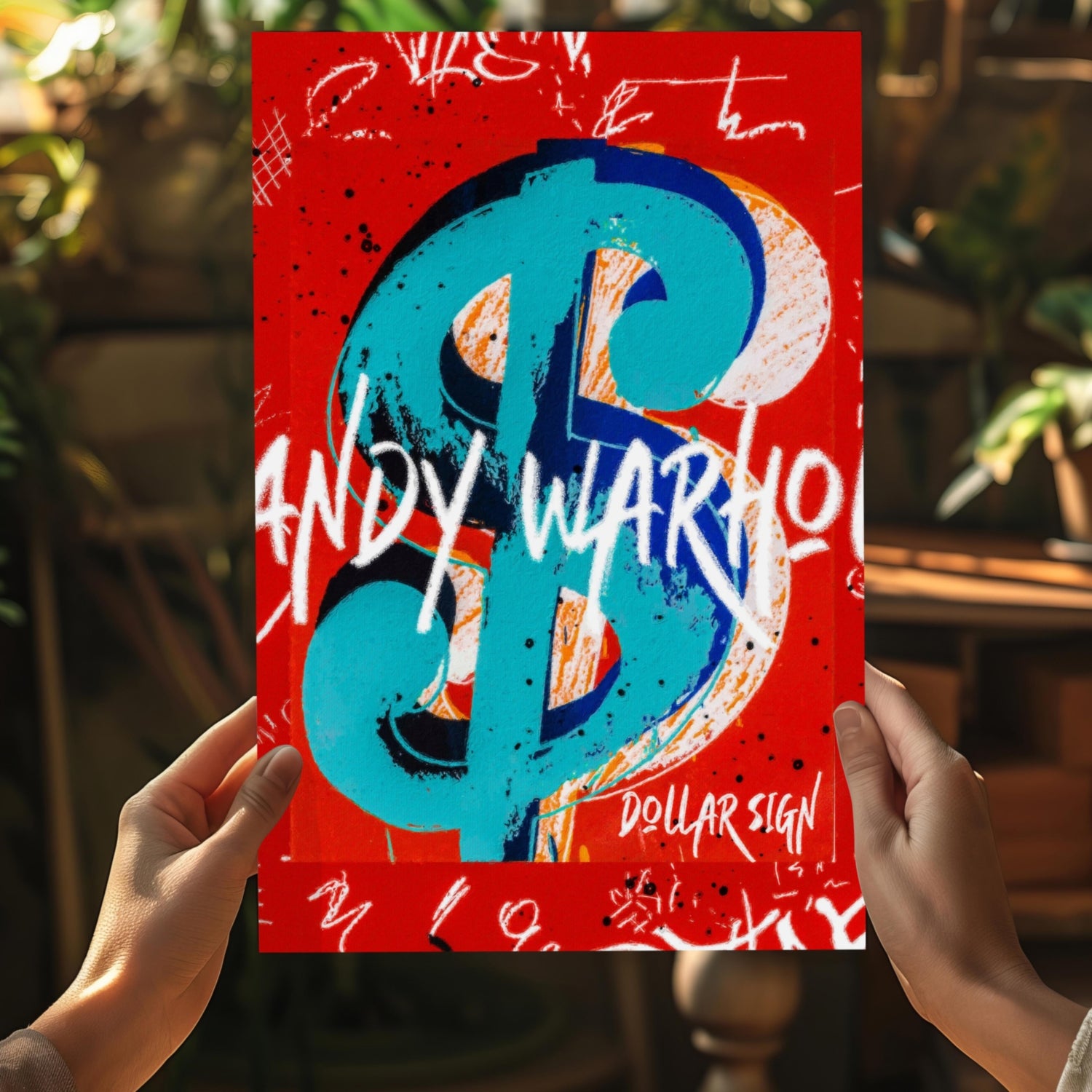 Andy Warhol Aluminum Print.