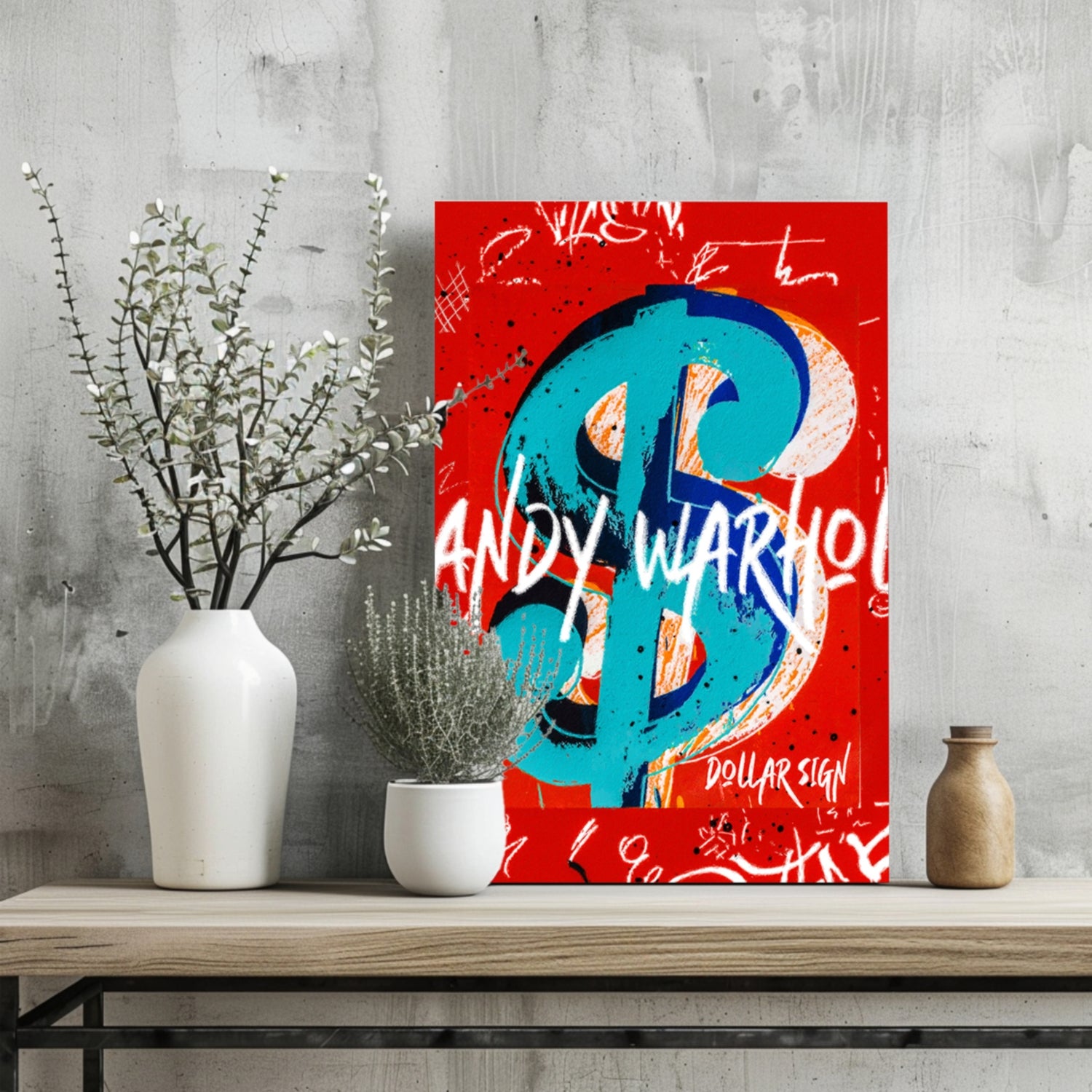 Andy Warhol Aluminum Print.