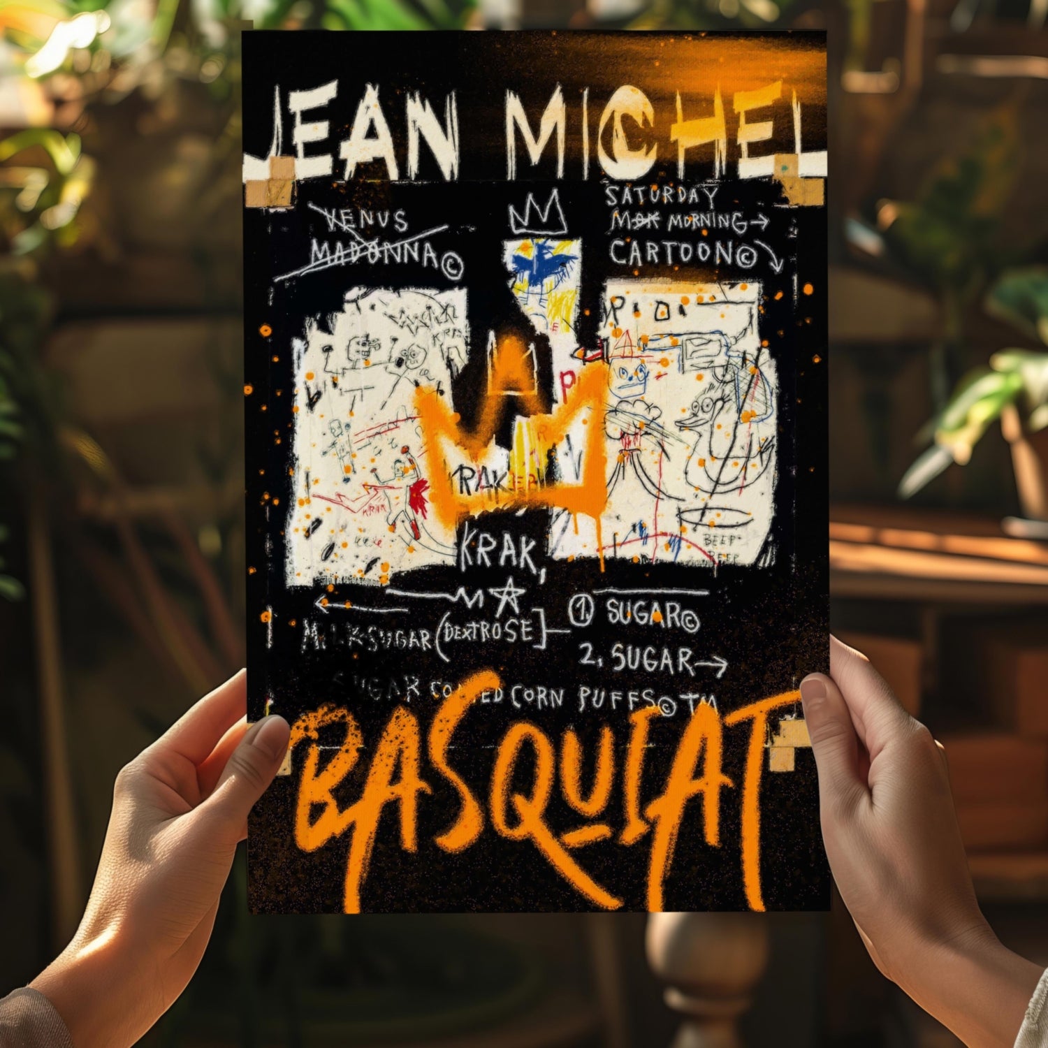 Basquiat Aluminum Print.