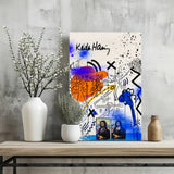 Keith Haring Aluminum Print.