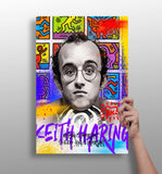 Keith Haring Aluminum Print.