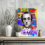 Keith Haring Aluminum Print.