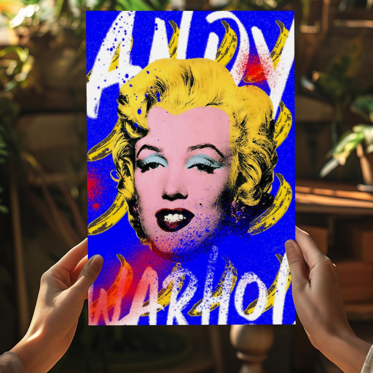 Andy Warhol Aluminum Print.