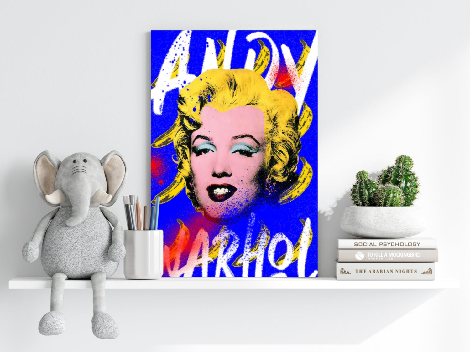 Andy Warhol Aluminum Print.