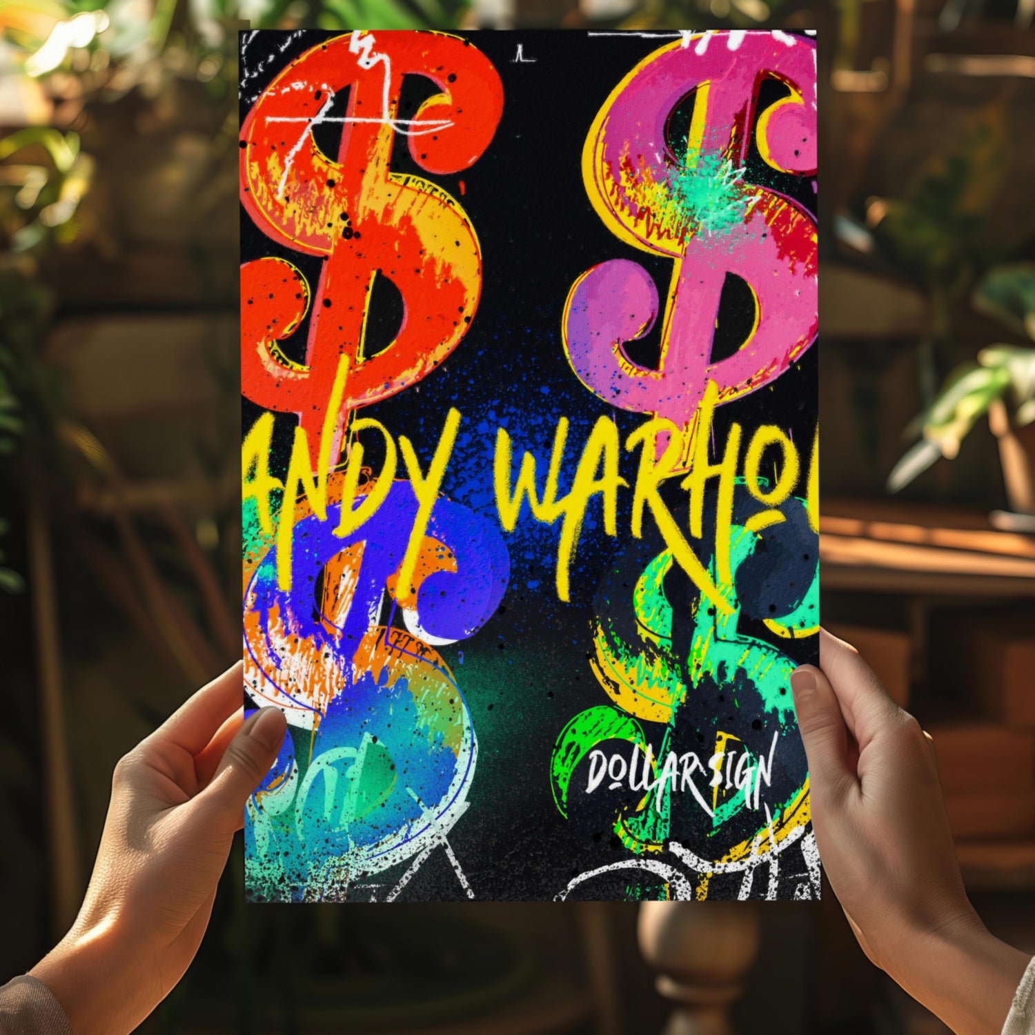 Andy Warhol Aluminum Print.