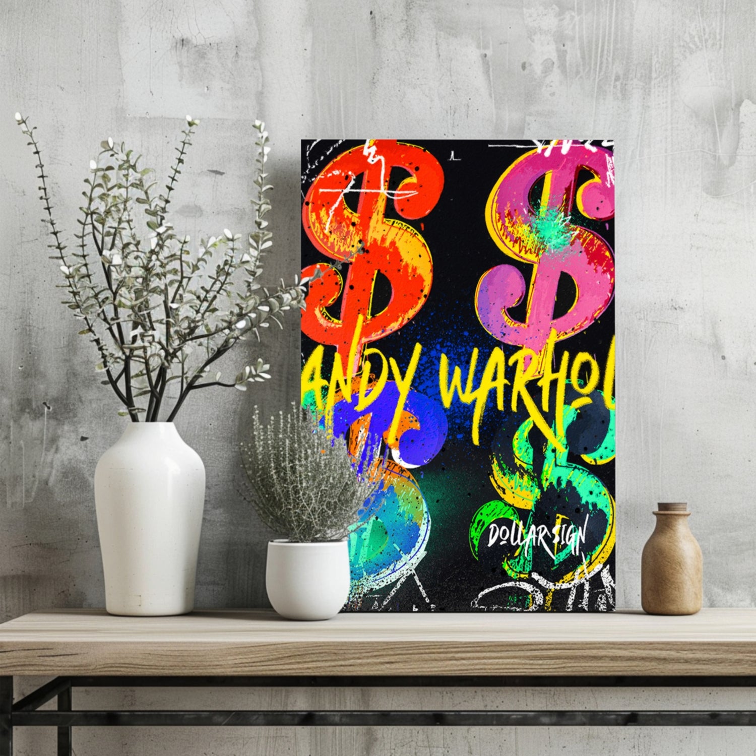 Andy Warhol Aluminum Print.