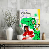 Keith Haring Aluminum Print.