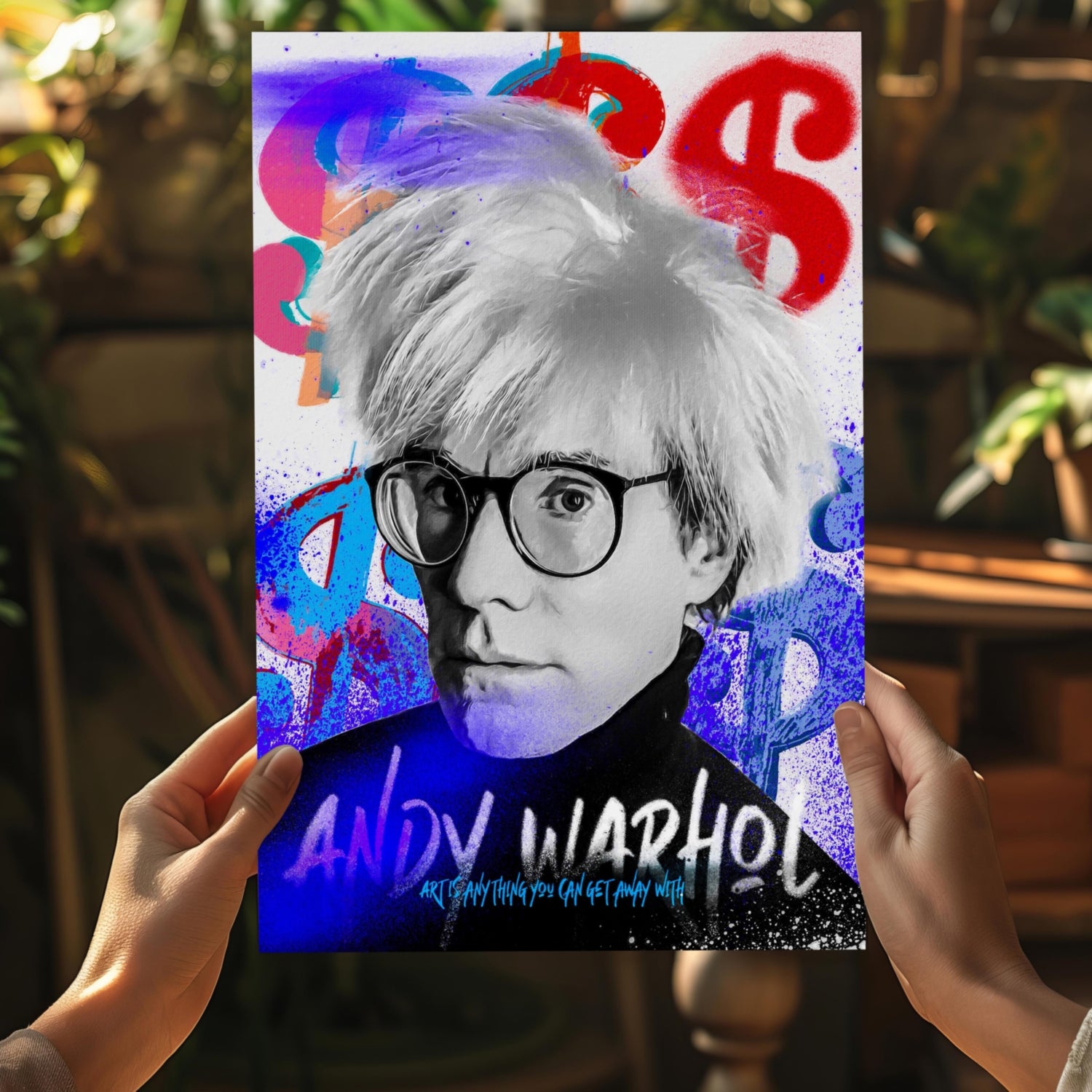 Andy Warhol Aluminum Print.
