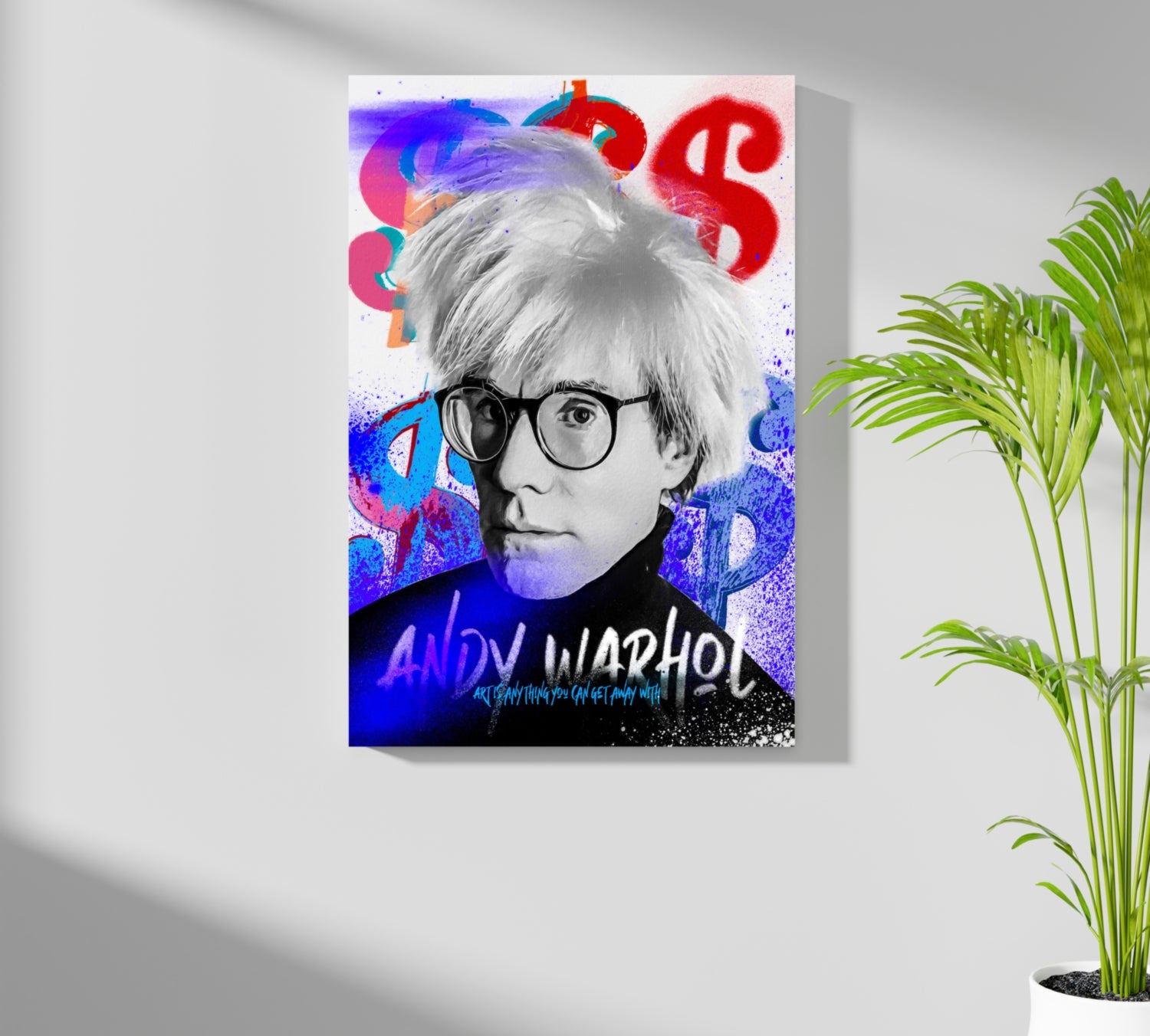 Andy Warhol Aluminum Print.