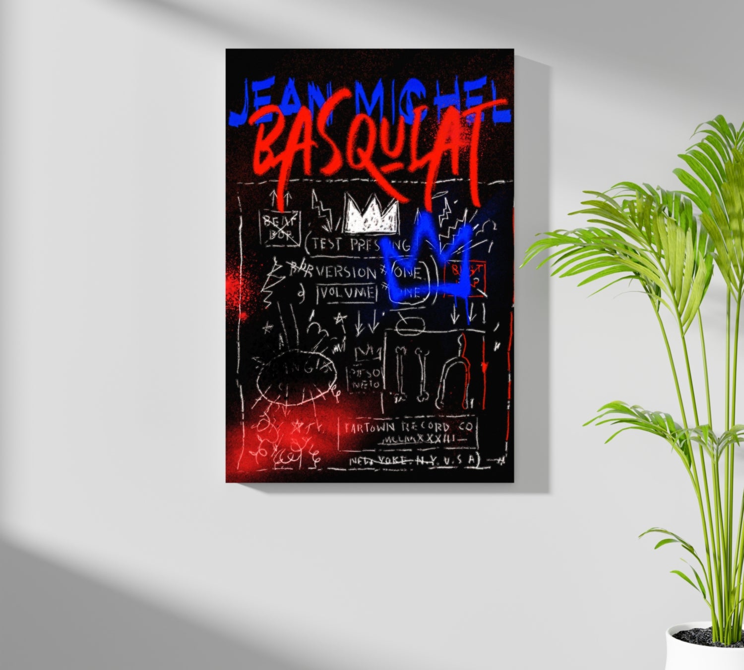 Basquiat Aluminum Print.