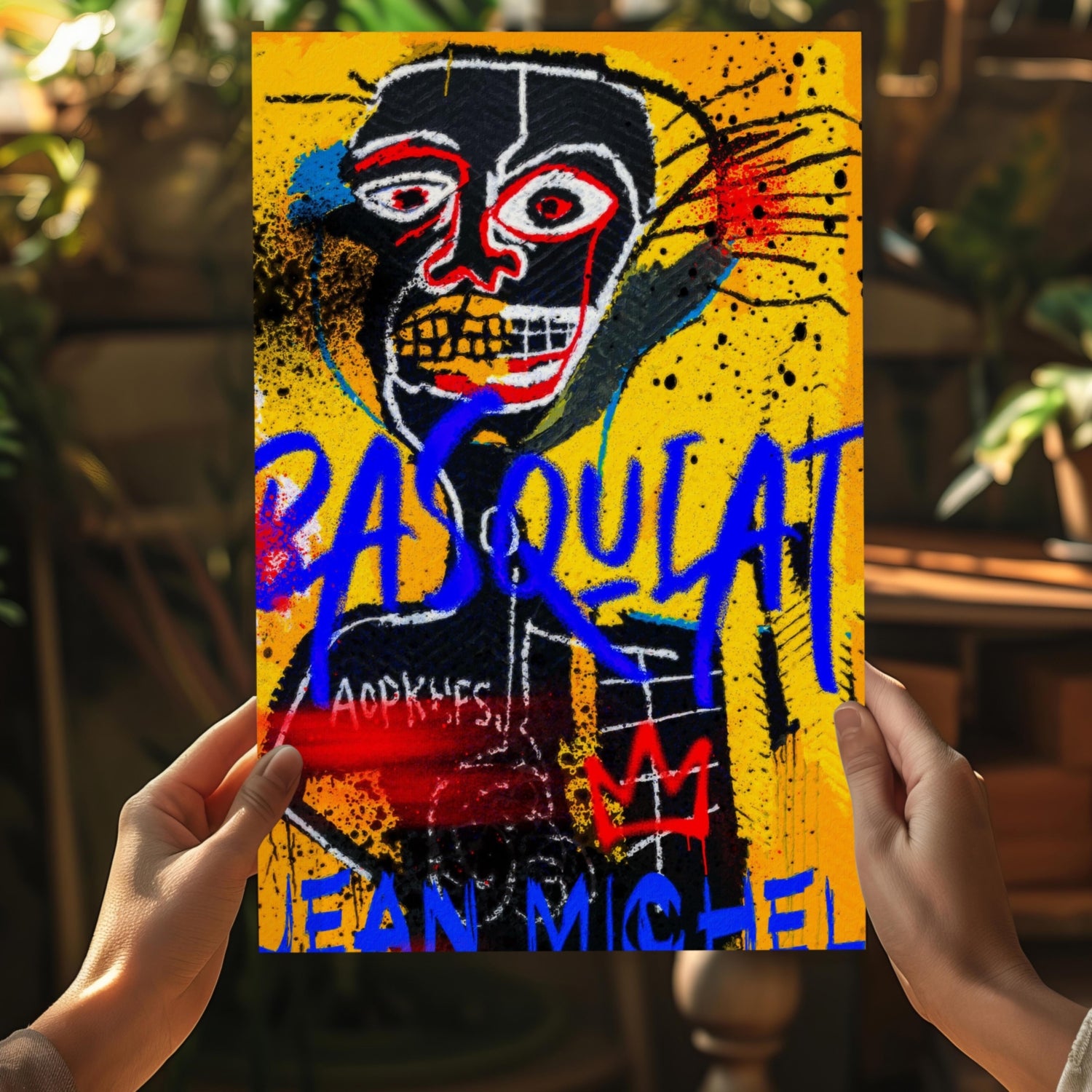 Basquiat Aluminum Print.