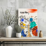 Keith Haring Aluminum Print.