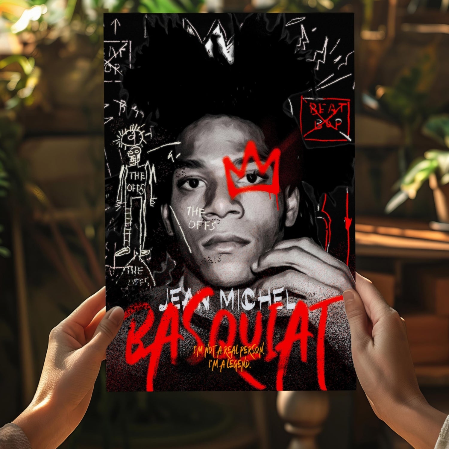 Basquiat Aluminum Print.