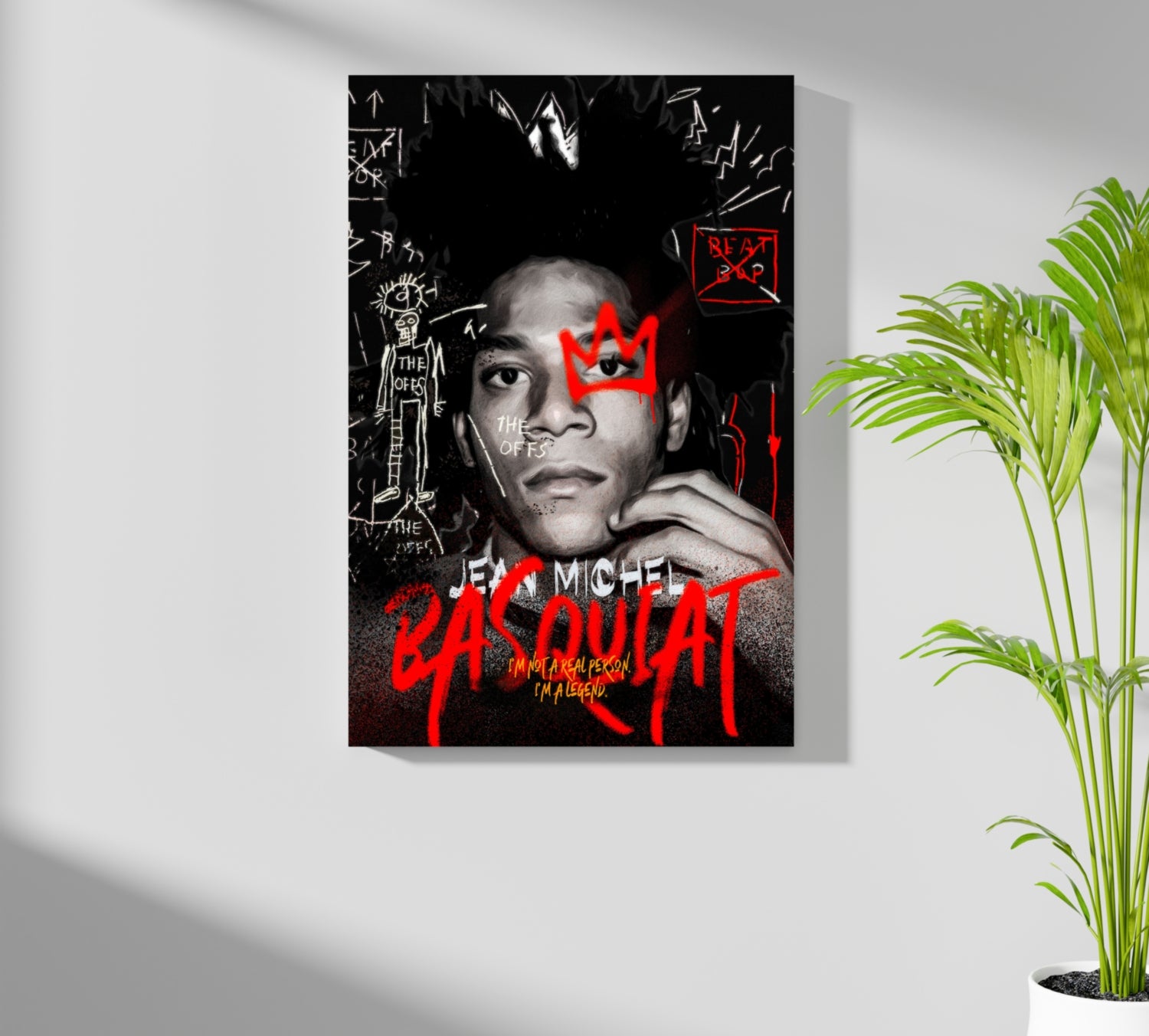 Basquiat Aluminum Print.