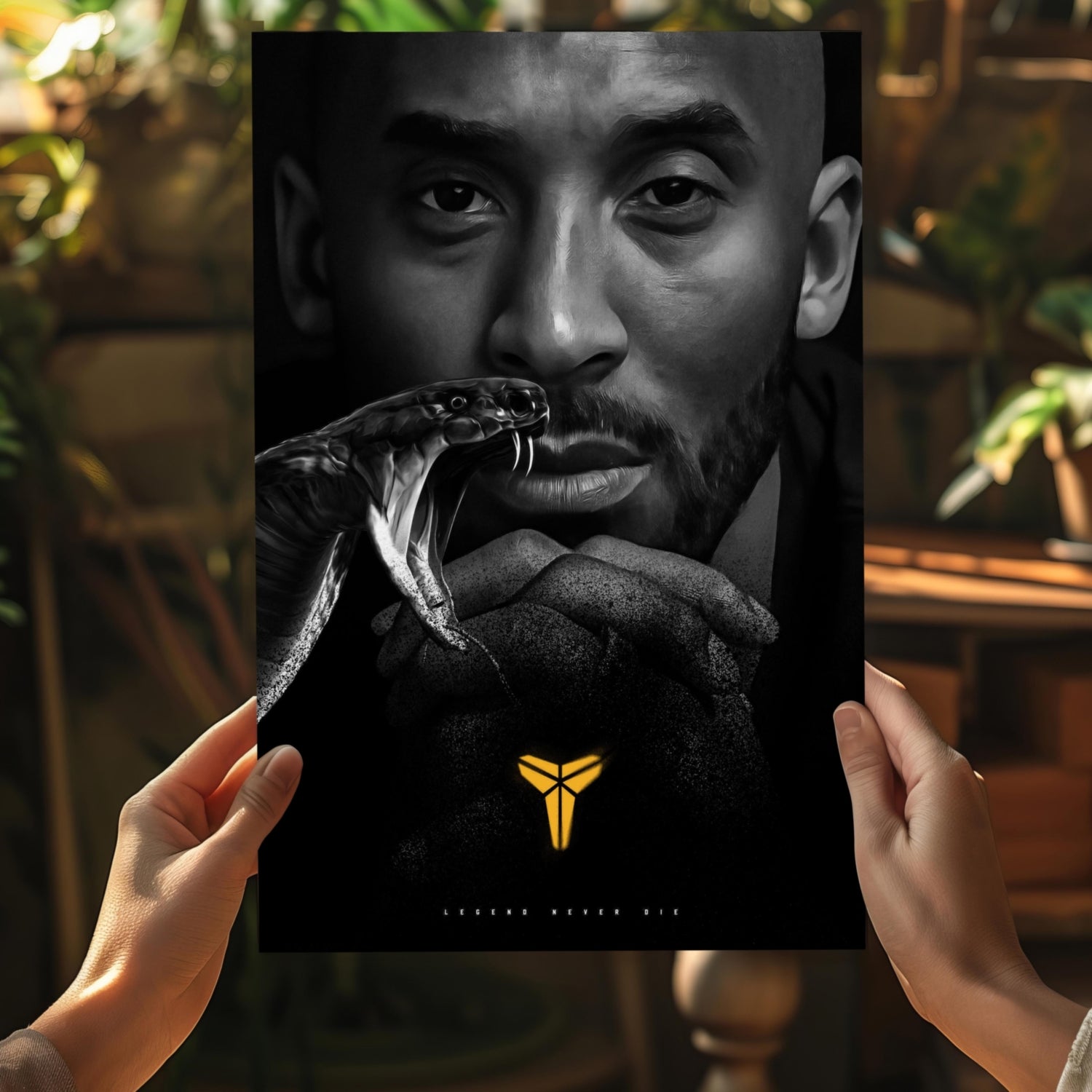 Kobe Bryant Aluminum Print.