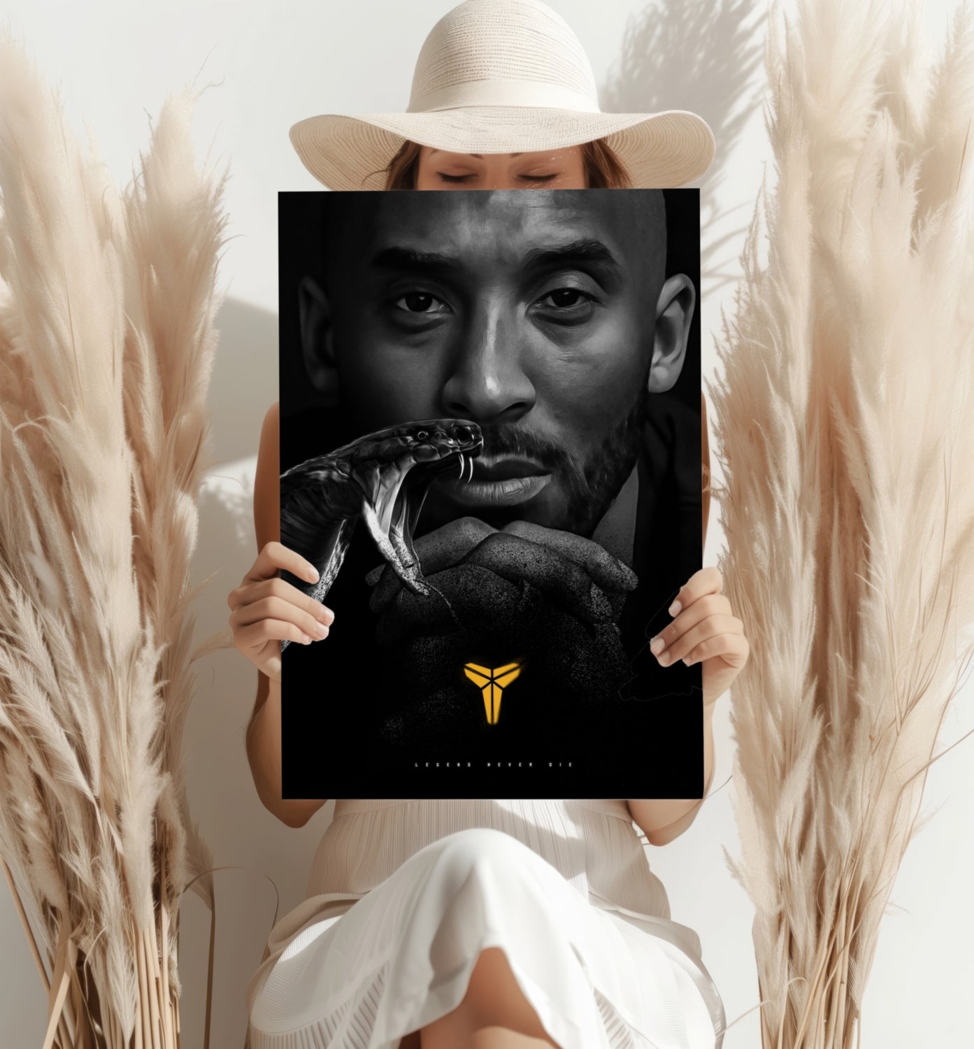 Kobe Bryant Aluminum Print.