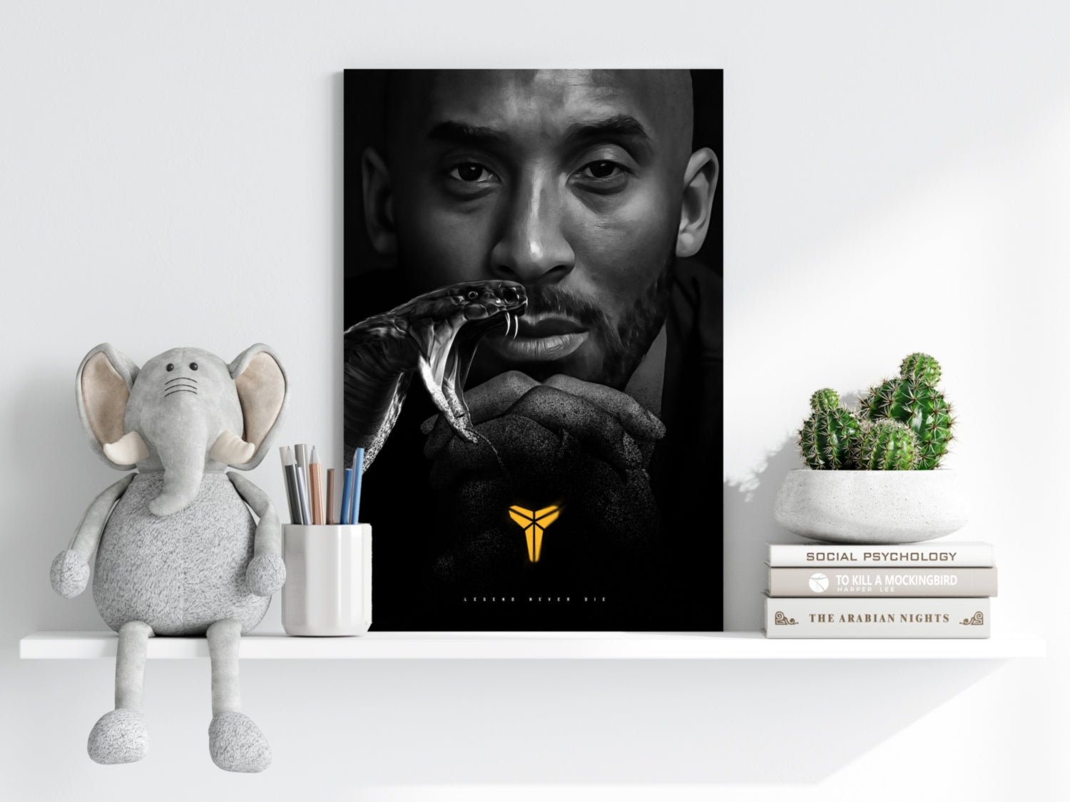 Kobe Bryant Aluminum Print.