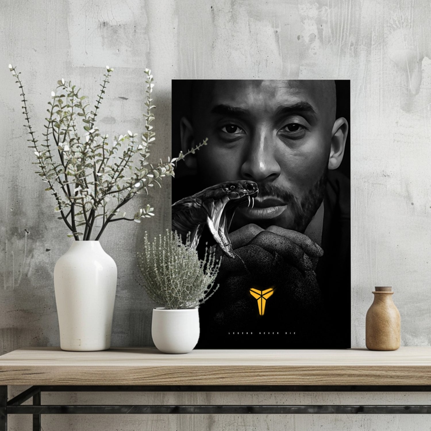 Kobe Bryant Aluminum Print.