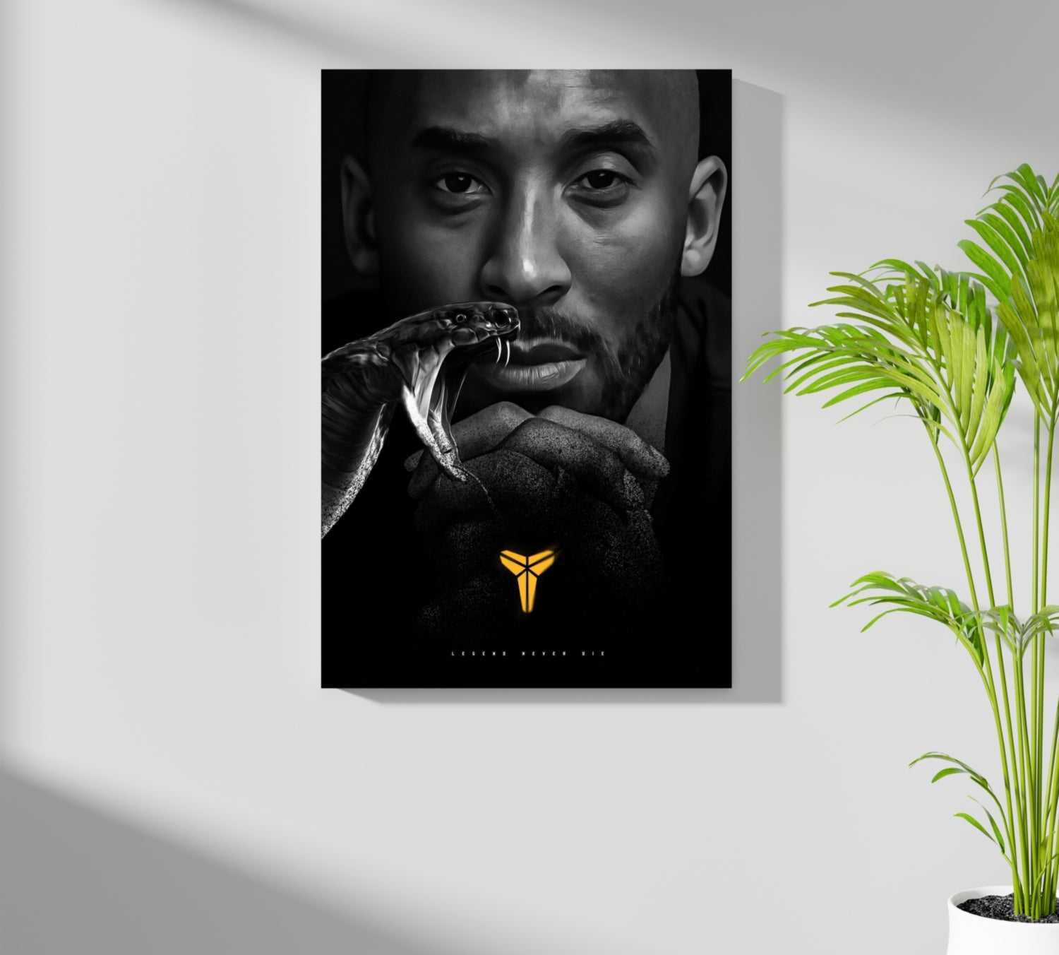 Kobe Bryant Aluminum Print.