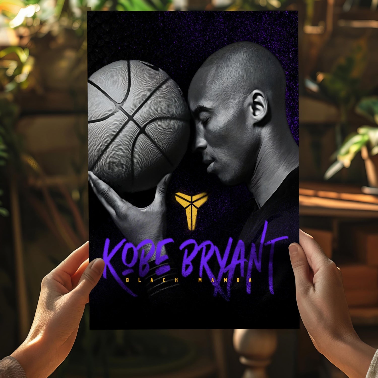 Kobe Bryant Aluminum Print.