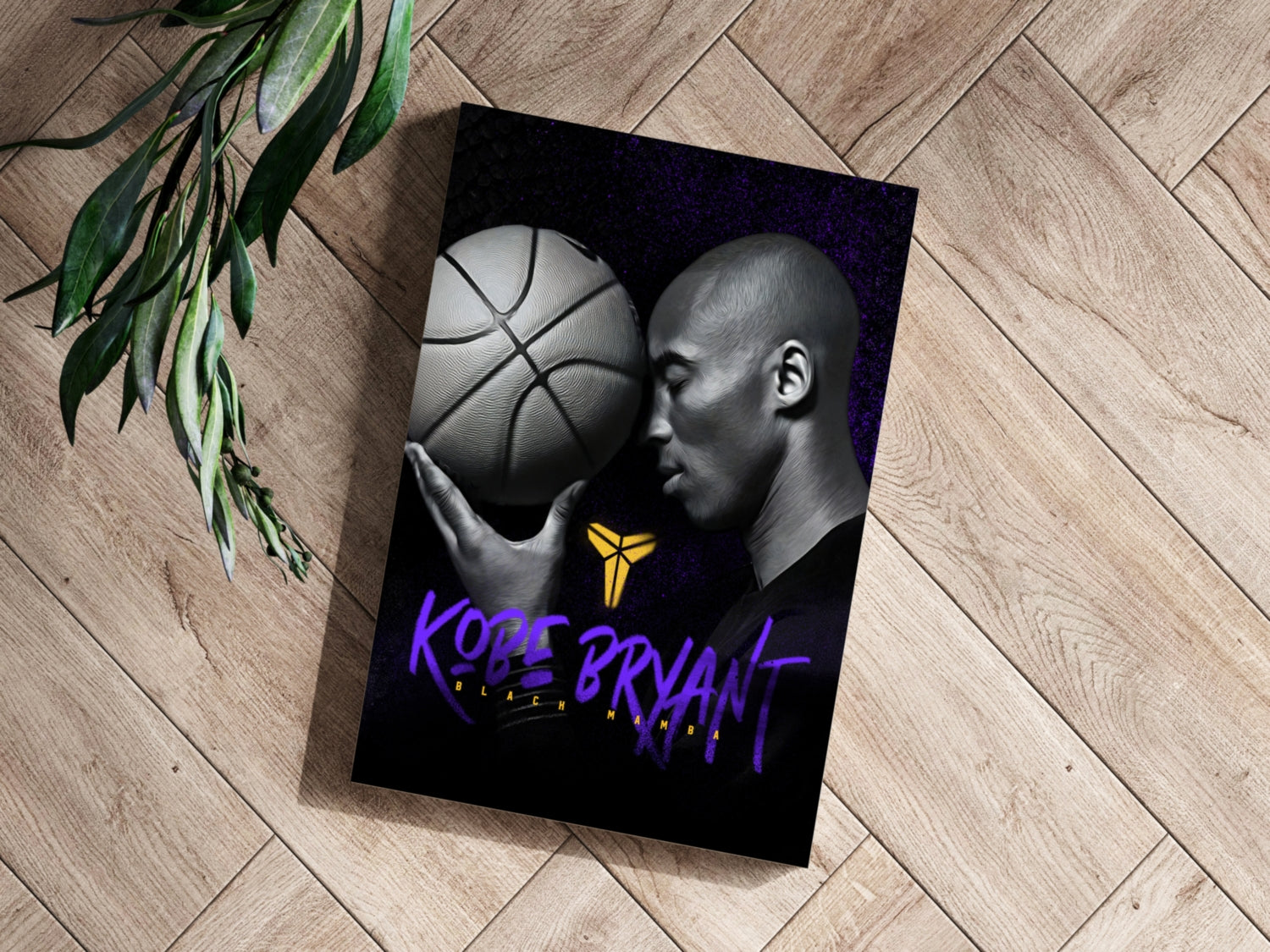Kobe Bryant Aluminum Print.
