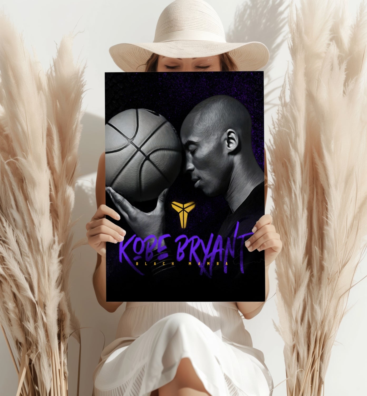 Kobe Bryant Aluminum Print.