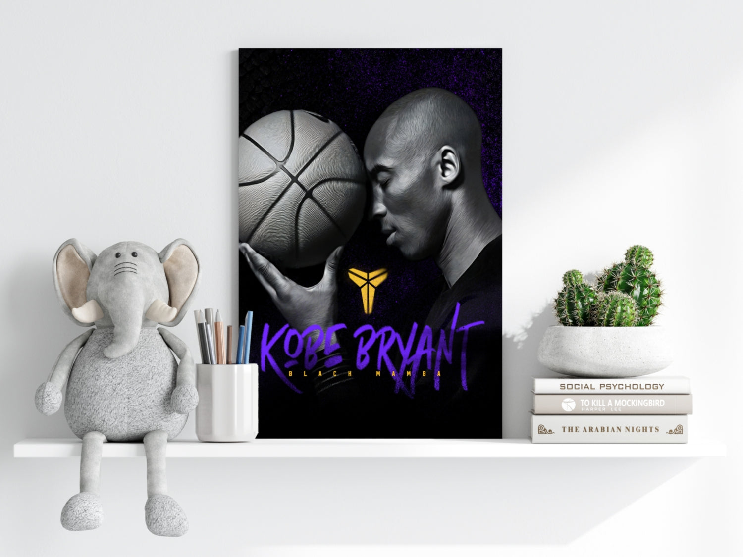 Kobe Bryant Aluminum Print.
